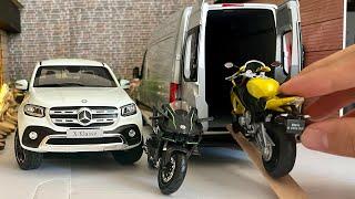 Mercedes-Benz Sprinter and Mercedes X-Class Pickup Are Working Together | Rare Diecast Model Cars