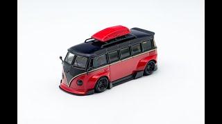 Inspire Model 1/64 Volkswagen Kombi Camper Van Robert Design-Model A(VW-840008A)