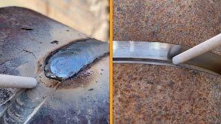 Learn to weld pipe root and cap 7018