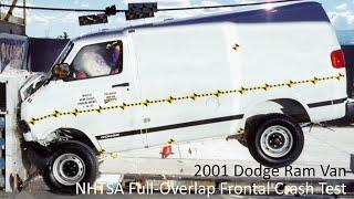 1998-2003 Dodge Ram Van NHTSA Full-Overlap Frontal Crash Test