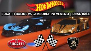 Hot Wheels | Bugatti Bolide VS Lamborghini Veneno | Drag Race