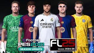 PES2021 & Football Life 2025 - Facepack Update New Season 2024/25 Sider Version