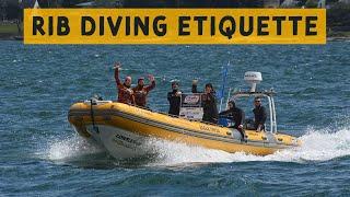 How To Dive From A RIB or Dive Boat