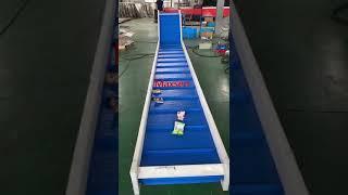 Maxsen PP food grade plastic modular belting conveyor with color powder painting frame support