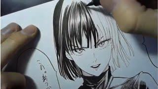 Yusuke Murata Live drawing Fubuki One Punch Man #51