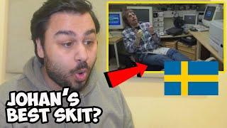 British Reaction To Johan Glans - System Administrator - Kvarteret Skatan (Swedish Comedy)