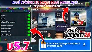 Real Cricket 20 Mod Apk v5.7 | Real Cricket Mega Mod Menu Apk v5.7 | Real Cricket 20 Hack v5.7