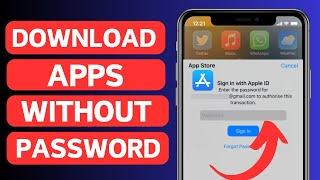 How to Download/Install Apps Without Apple ID Account Password /Apple Store/iPhone /iPad/iOS 17/2024