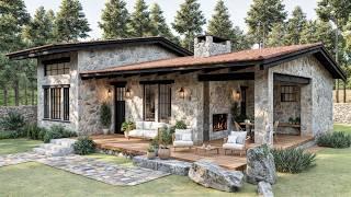 In Love with a Small House: The Rustic Elegance of Stone!