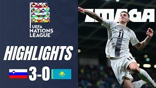 Slovenia vs Kazakhstan 3-0 Highlights UEFA Nations League 2024-25