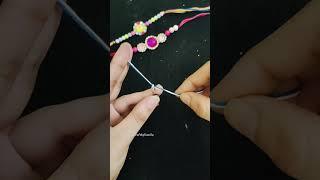 DIY Rakhi || Rakhi Making #rakhi #diy #craft #handmade #homemade #crafts #festival #shorts #short