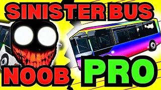 I went NOOB to PRO in the Roblox Horror Game "Sinister bus"