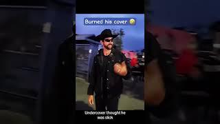 Undercover gets exposed  #police #undercover #funny #fypシ #shorts #viral #oops