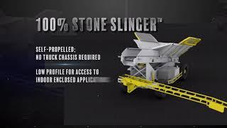 Stone Slinger™ OS7 Material Placement System