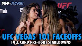 UFC Fight Night 249 Full Fight Card Faceoffs from Las Vegas | UFC Vegas 101