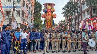 Khairatabad Ganesh Shoba Yatra Started | Khairatabad Ganesh High security | Ganesh Nimajjanam