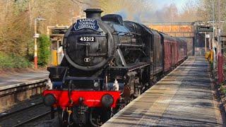 Black Five 45212 roars up the North Warwicks Line through Danzey! | The Stratford Flyer | 8/3/25