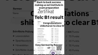 #telcexam #telcexam #telcpreparation #b1exam #learngerman #exampreparation #germanlanguage #german