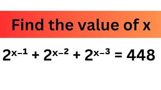 An interesting exponential equation solution for math nerds