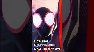 TOP 5 ACROSS THE SPIDERVERSE SONGS