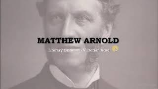 Matthew Arnold - Literary Criticism