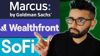 INSANE! Marcus vs SoFi vs Wealthfront Battle | Best High Yield Savings Accounts 2024 Comparison HYSA