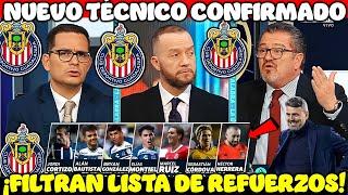  Se FILTRA Lista de REFUERZOS en Chivas | Confirman Nuevo TÉCNICO CL 2025 | ¡ES UN DESCONOCIDO!