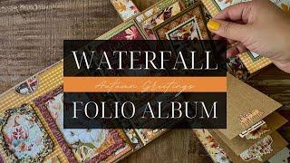 Create A Stunning Fall Scrapbook With Graphic 45 Autumn Greetings Kit | Scrapbook DIY Tutorial