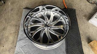 DIY How To Seal, Fix, or Replace Forgiato 3 Piece Wheels/Corleone/Rucci/Asanti/Lexani