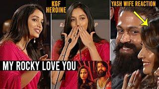 KGF Heroine Srinidhi Shetty Says LOVE YOU To Yash In front of His Wife | KGF 2 | Daily Culture