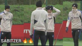 Sabitzer first Man United training Carrington | Marcel Sabitzer trains at Carrington for first time