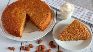 Torta di Carote e Mandorle con Farina di Grano Saraceno