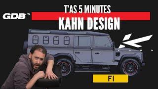 T'AS 5 MINUTES : AFZAL KAHN (A. KAHN DESIGN)