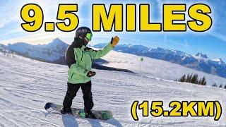 North America's longest Ski Run