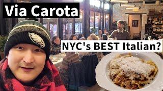 Is VIA CAROTA Worth The Hype? NYC's BEST Italian Restaurant?