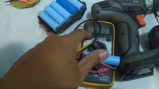 Repair Cordless Impact Battery Drop and Motor Can't Run
