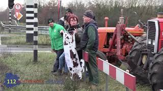 Spontane acties van boeren in de Achterhoek
