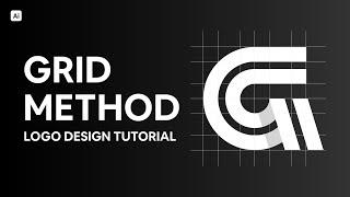 How to Design G Letter Logo with Grid and Shadow Effect