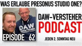 Au weia: Was erlaube Presonus Studio One? | DAW-Versteher Podcast 62