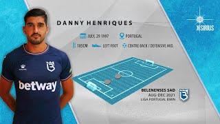 Danny Henriques (Belenenses SAD) .Season 2021/2022 (1st Half) .Defensive Midfielder/Centre Back