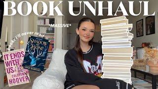 *MASSIVE* book unhaul!! ️ books i’ll never read + donating to little free libraries 🫶