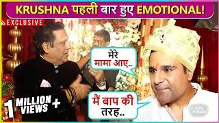 Krushna Abhishek Gets Emotional Seeing Mama Govinda At Sister Arti Singh's Wedding | Family Reunion