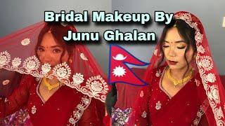 Bridal Makeup Vlog Part 2 #vlog#bridal@Junutamangworld