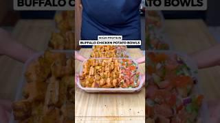 MOST VIRAL Meal Prep Recipes Of 2024! High Protein Buffalo Chicken Potato Bowls #fitness #food