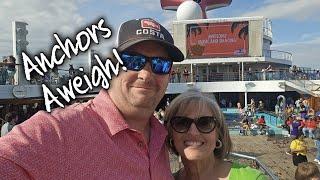 Monday Funday! Carnival Cozumel Cruise: Boarding the Carnival Valor. Anchors Aweigh!