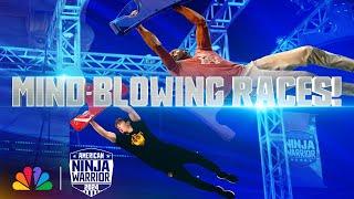 The Best Heart-Stopping Races from Semifinals | American Ninja Warrior | NBC