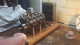 Roy Amsbury home built V8 model engine