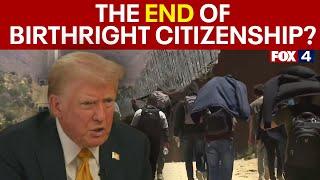 President-elect Trump promises to end birthright citizenship