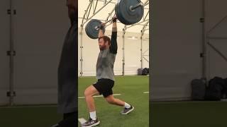 100kg Hang Clean to Double Split Jerk 