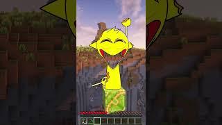 Sprunki Yellow Phase 4 vs Sprunki Purple Phase 4 in Minecraft